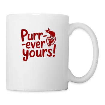 Ronronnez toujours à vous - Mug blanc - blanc - Droite