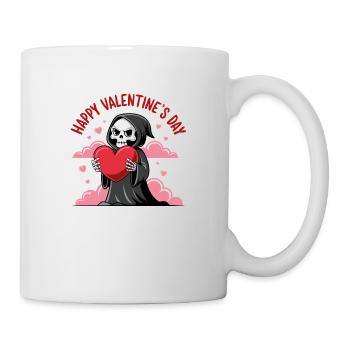 Cadeaux drôles de saint valentin mignon faucheuse - Mug blanc - blanc - Droite
