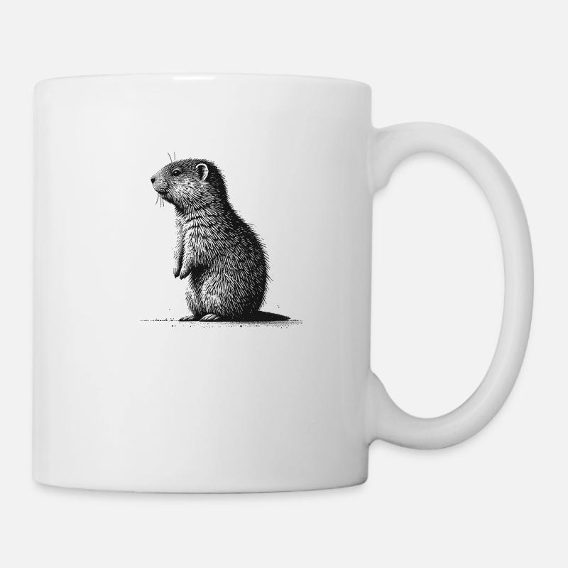 Marmotte - Mug blanc - blanc