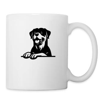 Rottweiler - Mug blanc - blanc - Droite