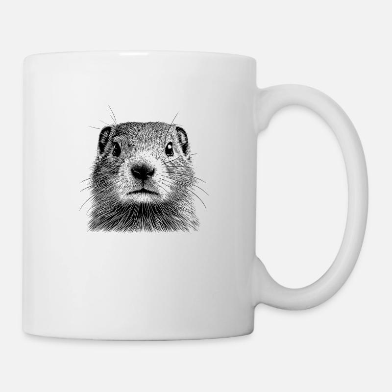 Marmotte - Mug blanc - blanc