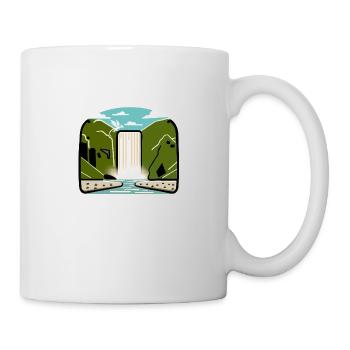 Skodafoss - Mug - white - Right