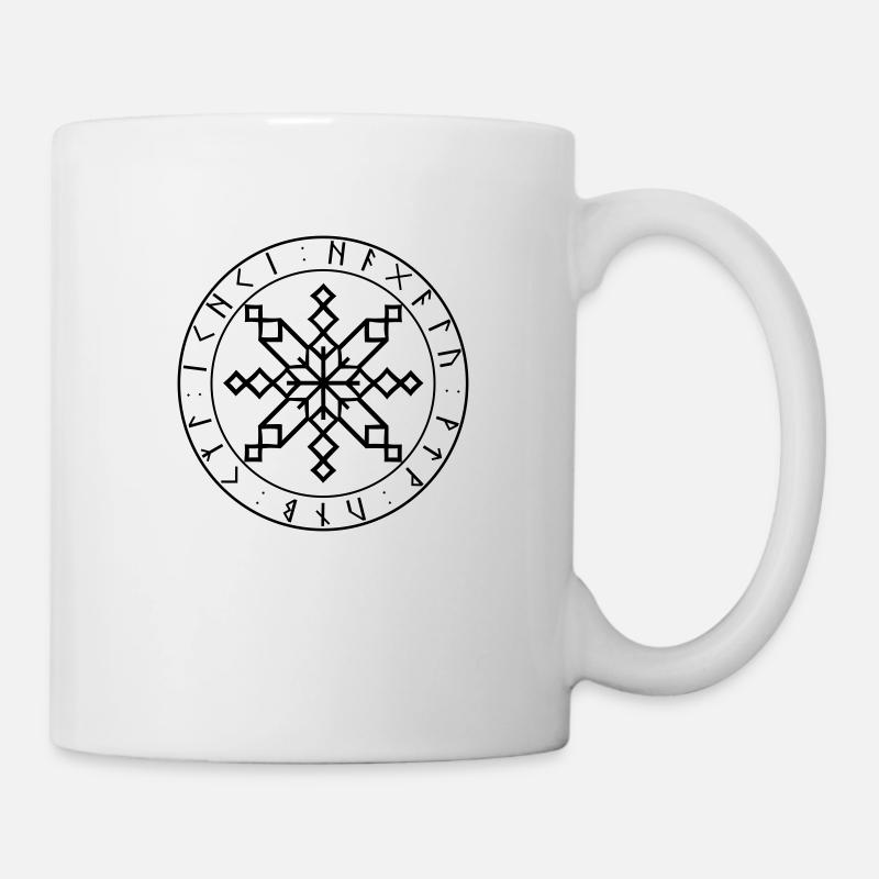 Bindrunes Protection étoile - Mug blanc - blanc