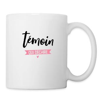 Témoin Qui Déchire - Mug blanc - blanc - Droite