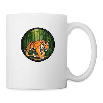Tigre dans la jungle - Mug blanc - blanc - Droite