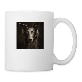 Black Animals - Cool dog - Mug - white - Right