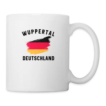 Drapeau de l’Allemagne - Coup de pinceau créatif - Mug blanc - blanc - Droite