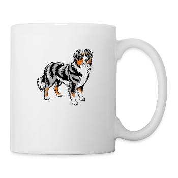 Australian Shepherd - Mug - white - Right