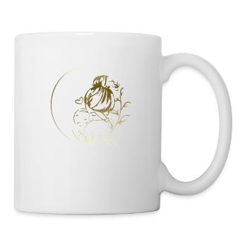 Mama liebt dich Mama Blumen Frauen Valentinstag - Tasse - Weiß - Rechts