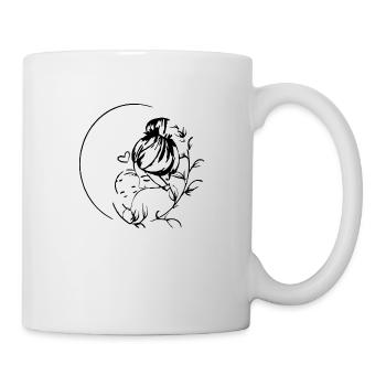 Mama liebt dich Mama Blumen Frauen Valentinstag - Tasse - Weiß - Rechts
