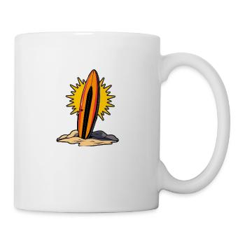 Sunset Glide – The Spirit of Surf - Tasse - Weiß - Rechts