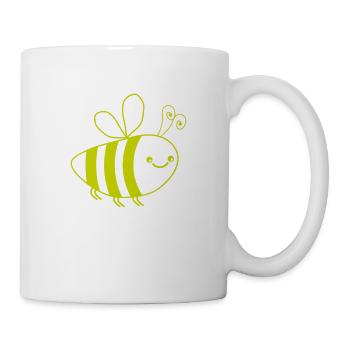 biene - Tasse - Weiß - Rechts