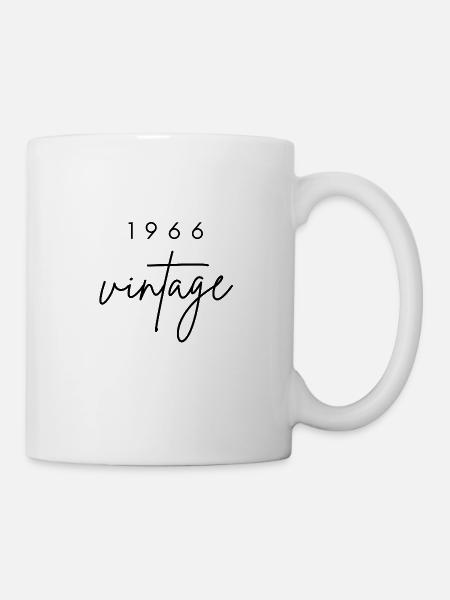 Jahrgang 1966 Geburtstag - Tasse - Weiß