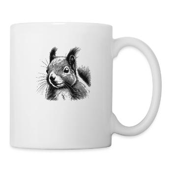 Écureuil - Mug blanc - blanc - Droite