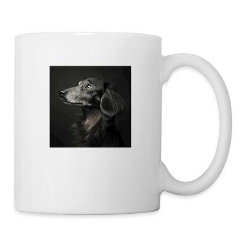 Black Animals - Old Dog - Mug - white - Right