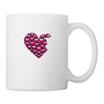 Herz für alle - Tasse - Weiß - Rechts