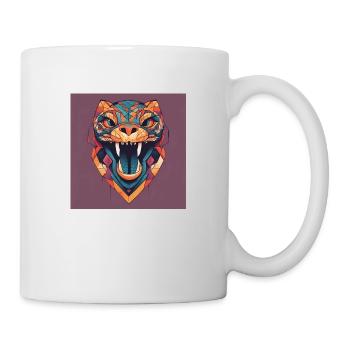 Panther - Tasse - Weiß - Rechts