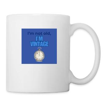 I'm Not Old, I'm Vintage Design - Mug - white - Right