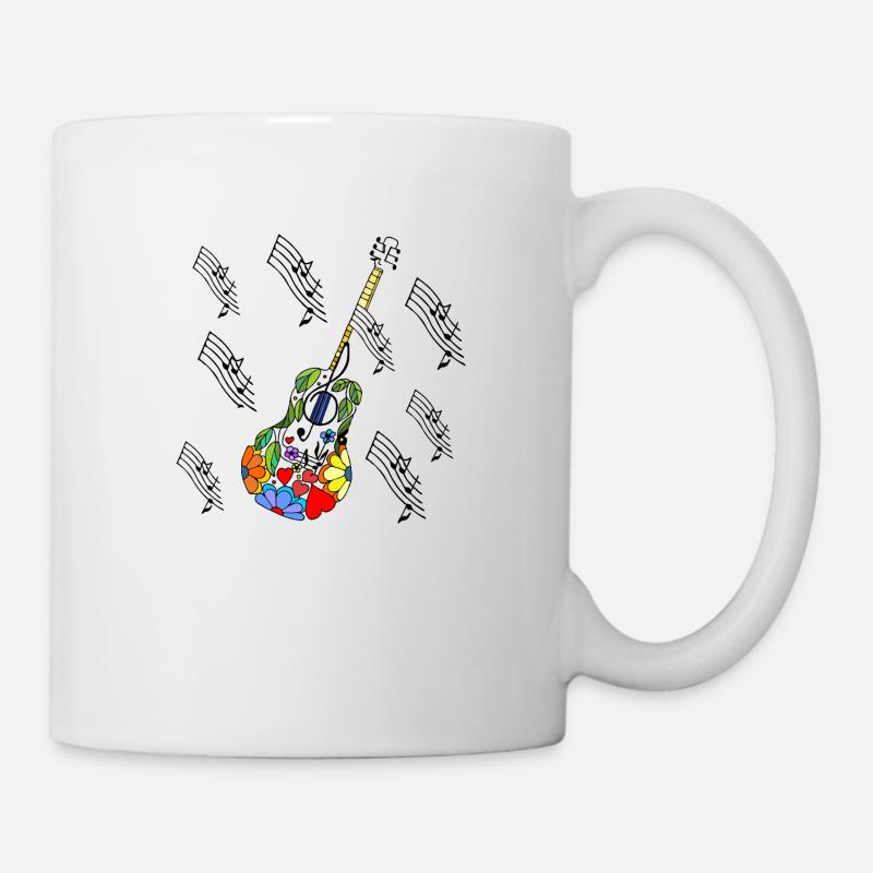 Guitare - Mug blanc - blanc