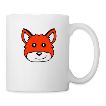 Fuchs Rotfuchs Wildes Tier Schlauer Wald Bewohner - Tasse - Weiß - Rechts