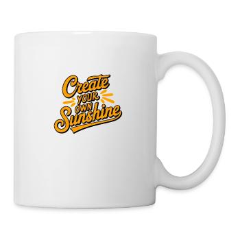 Créez votre propre soleil - Mug blanc - blanc - Droite