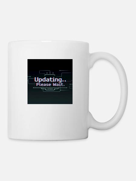 Écran de chargement de la mise à jour du bug - Mug blanc - blanc