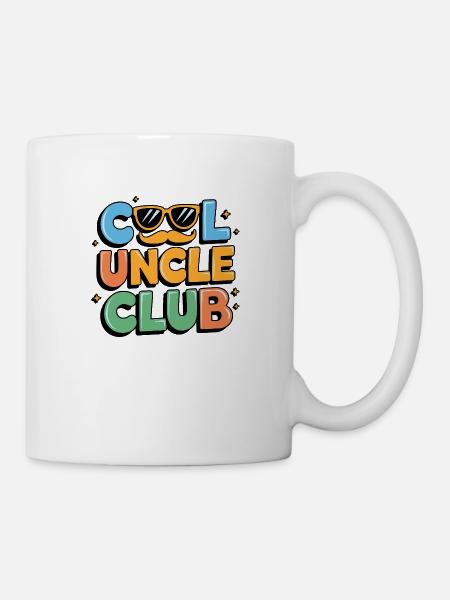Cool Uncle Club - Kop/krus - hvid
