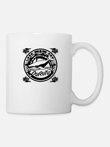Baleines Rurutu - Mug blanc - blanc