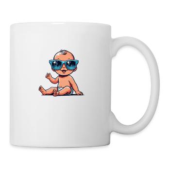 Bande dessinée pour bébé - Mug blanc - blanc - Droite