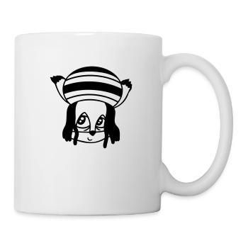 Fox Raggae Jamaica Hat Rasta Curls Chill Hat - Mug - white - Right