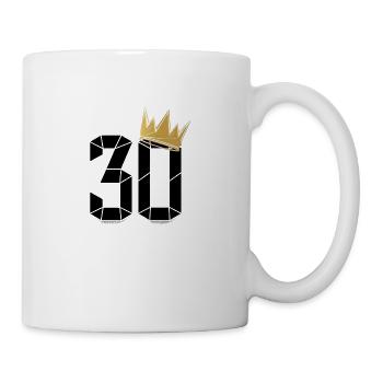 30. 30 ANS. 30e ANNIVERSAIRE. ANNIVERSAIRE 30 ANS. - Mug blanc - blanc - Droite