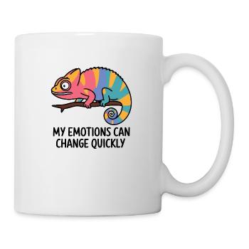 Colorful Chameleon Emotions - Mug - white - Right