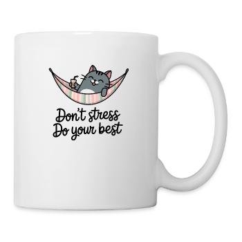 Chill Cat Hammock Vibes - Mug - white - Right