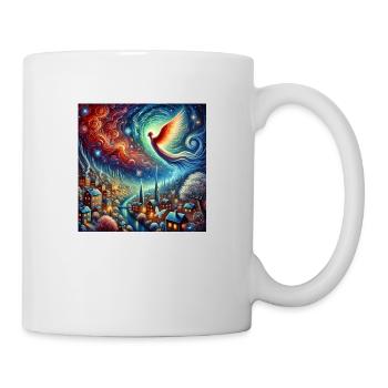 Der fliegende Geiger - Tasse - Weiß - Rechts