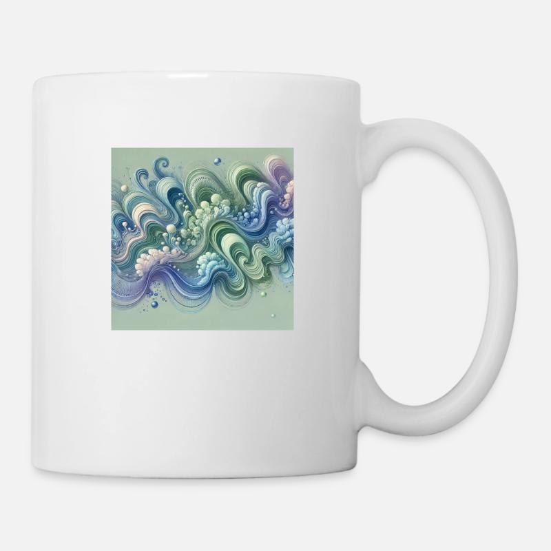 Harmonie fluide - Mug blanc - blanc