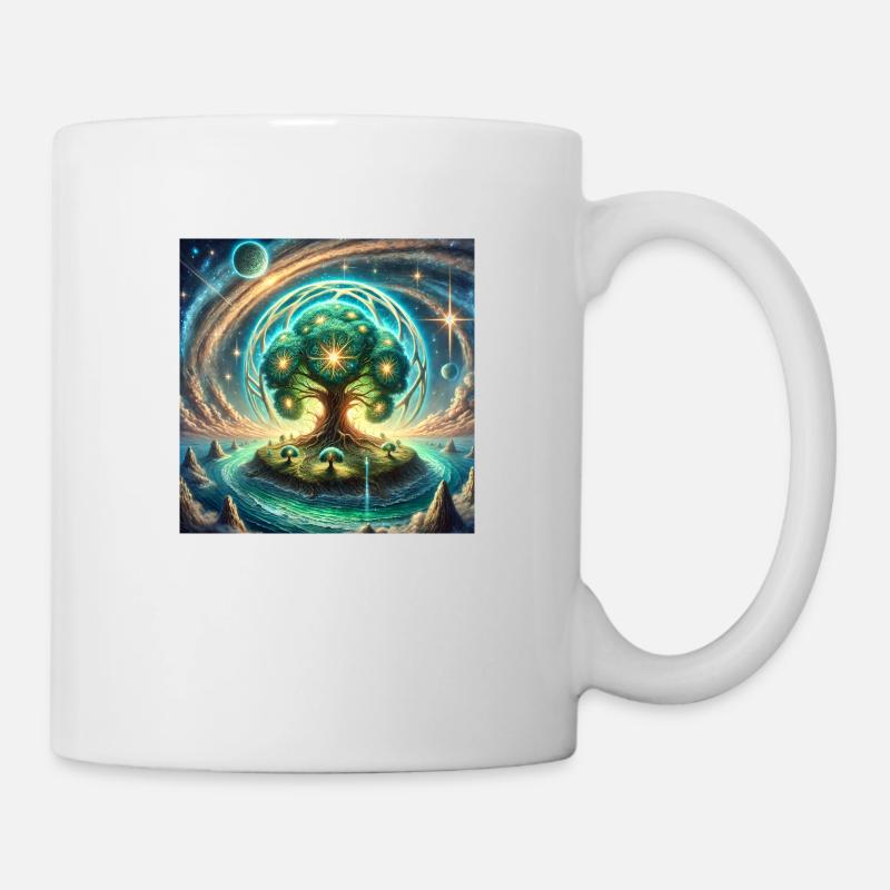 Licht im Ozean - Tasse - Weiß