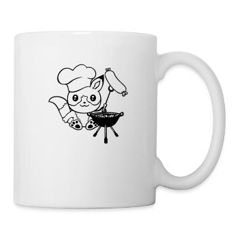 Fox Grills Sausages Grill Master Grilling Cooking - Mug - white - Right
