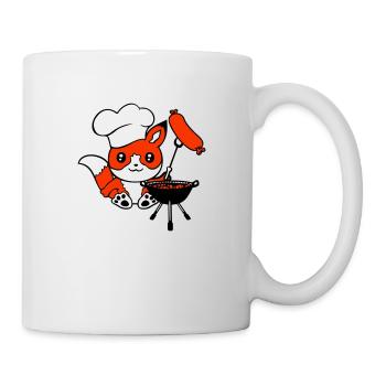 Fox Grills Sausages Grill Master Grilling Cooking - Mug - white - Right