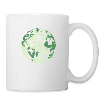 Make Earth Day Everyday Environmental Planet - Mug - white - Right