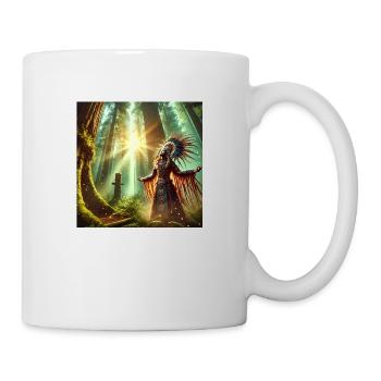 Schamane in Trance (E) - Tasse - Weiß - Rechts