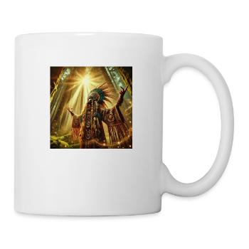Schamane in Trance (C) - Tasse - Weiß - Rechts