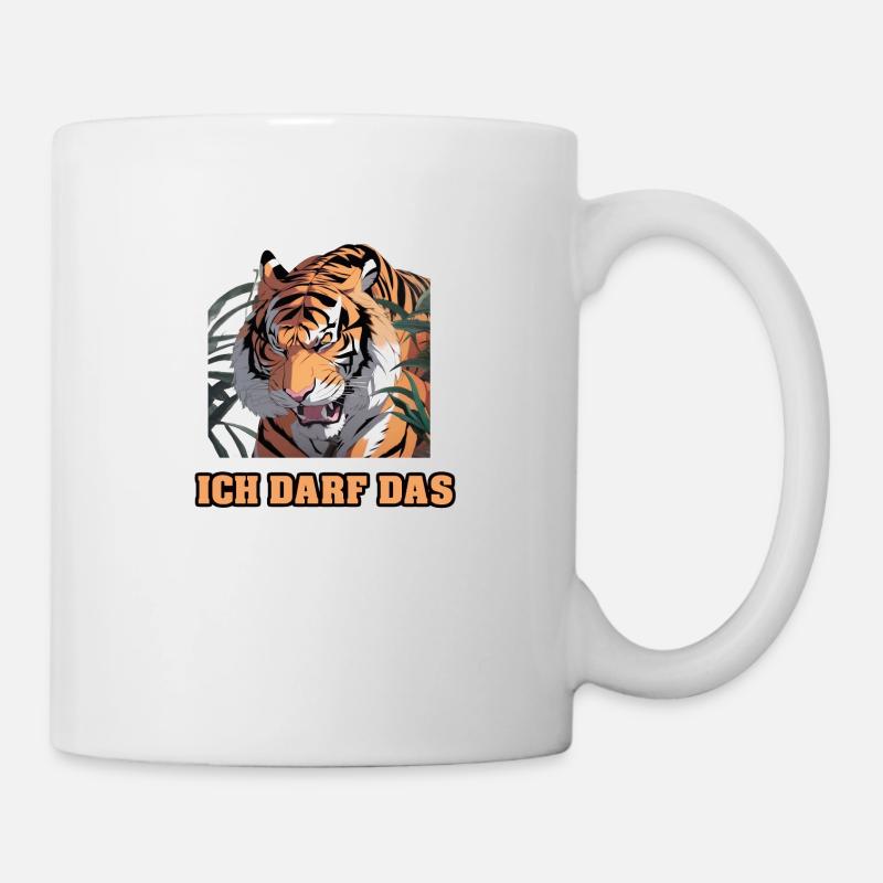 Ich darf das - Tasse - Weiß