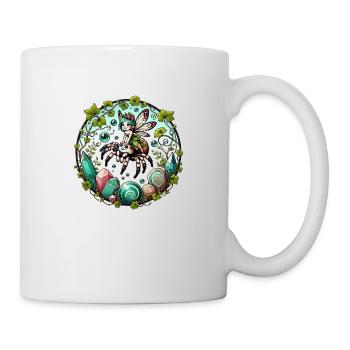 Niedliche Spinnenfee - Tasse - Weiß - Rechts