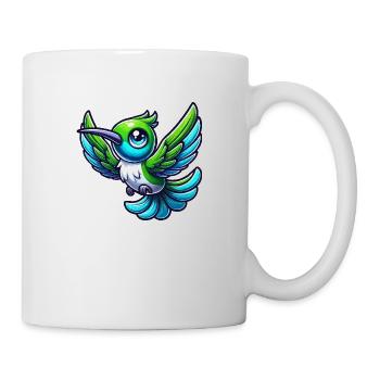 Colibri Oiseau - Mug blanc - blanc - Droite