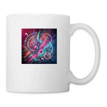 Neon-Energie - Tasse - Weiß - Rechts