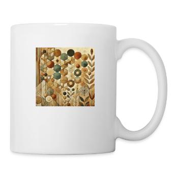 Géométrie de la nature - Mug blanc - blanc - Droite