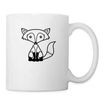 Fox Red Fox Wild Animal Clever Forest Inhabitants - Mug - white - Right