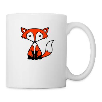 Fox Red Fox Wild Animal Clever Forest Inhabitants - Mug - white - Right