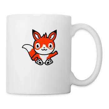 Fox Red Fox Wild Animal Clever Forest Inhabitants - Mug - white - Right
