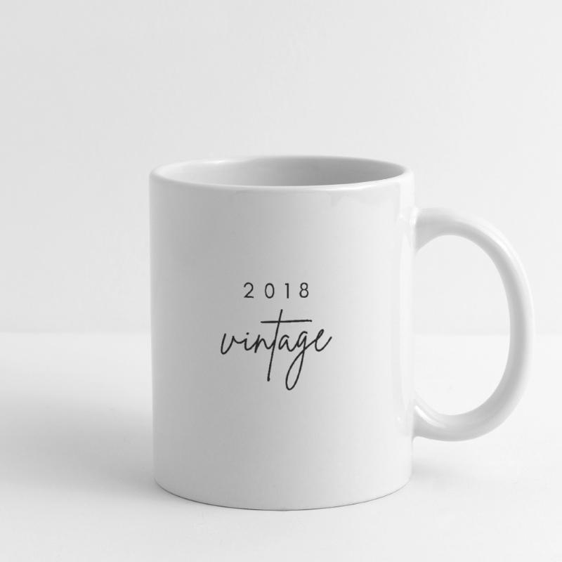 Vintage 2018 Anniversary Mug